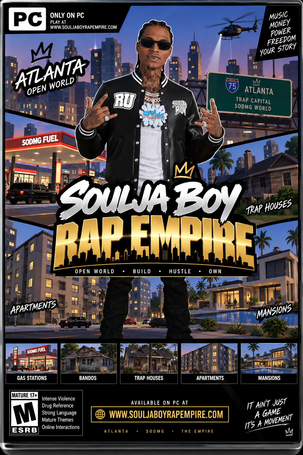 Soulja Boy Rap Empire official game cover